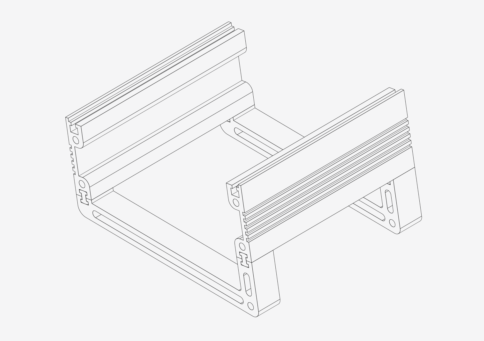 3D printed Eurorack Case for Synth Development
